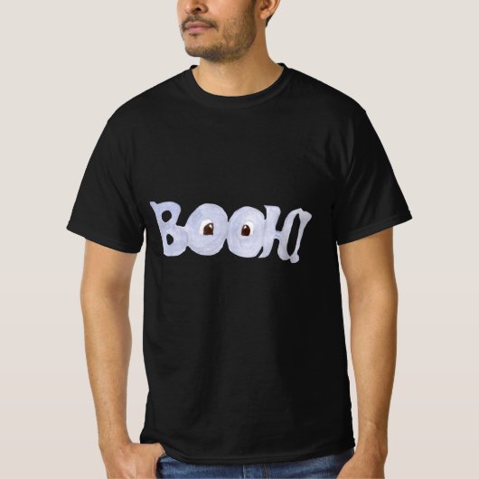 Spooky Boo Halloween T - Shirt (Vorderseite)