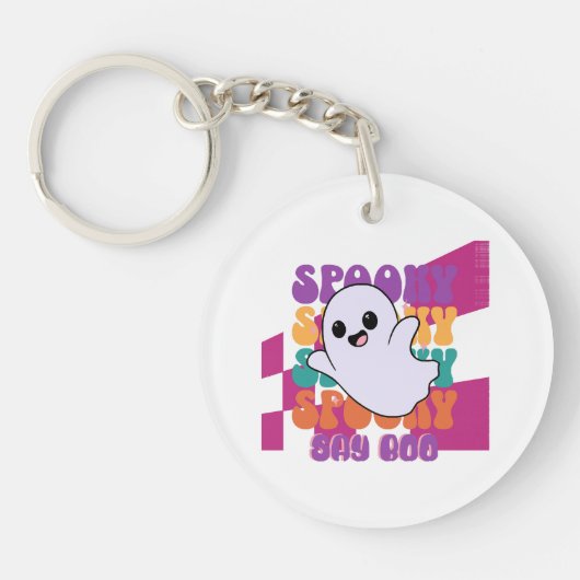 Spooky Boo Schlüsselanhänger (Vorderseite)