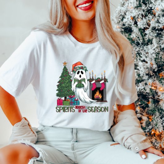 Spooky Book Christmas T - Shirt