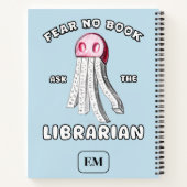 Spooky Book Fragte die biblische Skizze Notizblock (Rückseite)