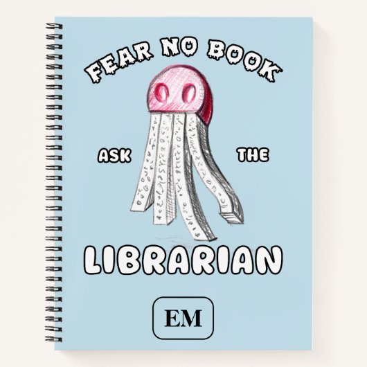 Spooky Book Fragte die biblische Skizze Notizblock (Vorderseite)