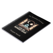 Spooky Book Lover Midnight Reader Journal Notizblock (Linke Seite)