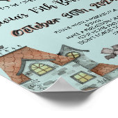 Spooky Boy Halloween Geburtstagszeit Kapselszeiche Poster (Ecke)