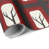 Spooky Branch Retro Mod Fusion Geschenkpapier (Rolleneckpunkt)