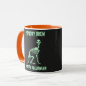 SPOOKY BREW Skeleton Cat Mug Tasse (Vorderseite Links)