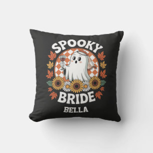 Spooky Bride Ghost Halloween Personalisiert Kissen