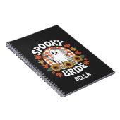 Spooky Bride Ghost Halloween Personalisiert Notizblock (Rechte Seite)
