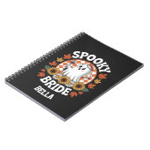 Spooky Bride Ghost Halloween Personalisiert Notizblock (Linke Seite)