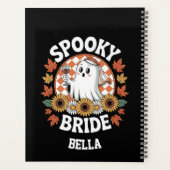 Spooky Bride Ghost Halloween Personalisiert Planer (Rückseite)