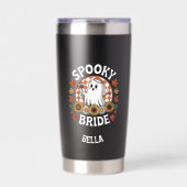 Spooky Bride Ghost Halloween Personalisiert Thermobecher (Vorderseite)