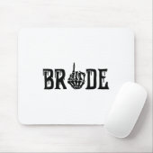 Spooky Bride Groom Gothic Halloween Wedding Matchi Mousepad (Mit Mouse)