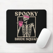 Spooky Bride Squad Skeleton Halloween Chelorette P Mousepad (Mit Mouse)