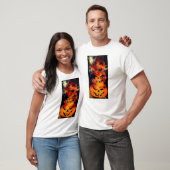 Spooky Bright Stacks Jack-O-Lantern T - Shirt (Unisex)