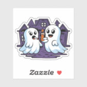 Spooky Buddies A Halloween Haunt Classic T-Shirt_1 Aufkleber (Blatt)