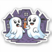 Spooky Buddies A Halloween Haunt Classic T-Shirt_1 Aufkleber (Vorderseite)