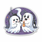 Spooky Buddies A Halloween Haunt Classic T-Shirt Aufkleber (Vorderseite)