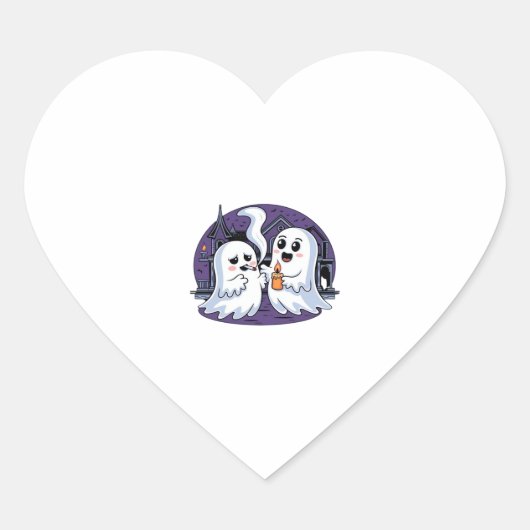 Spooky Buddies A Halloween Haunt Classic T-Shirt Herz-Aufkleber (Vorderseite)