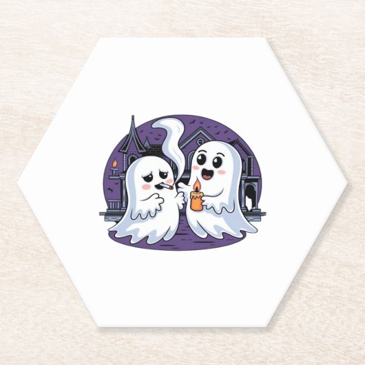 Spooky Buddies A Halloween Haunt Classic T-Shirt Untersetzer (Vorderseite)