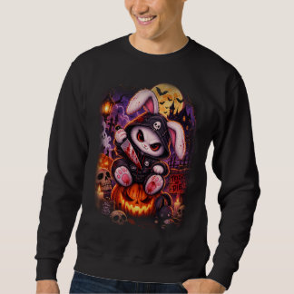 Spooky Bunny Pumpkin Halloween Shirt