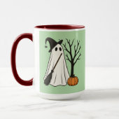 Spooky But Adorable | Cute Ghost Halloween Mug Tasse (Links)