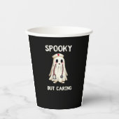 SPOOKY BUT CARING Essential T-Shirt Pappbecher (Vorderseite)