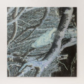 Spooky Buzzard auf Branch Jigsaw Puzzle (Vertikal)