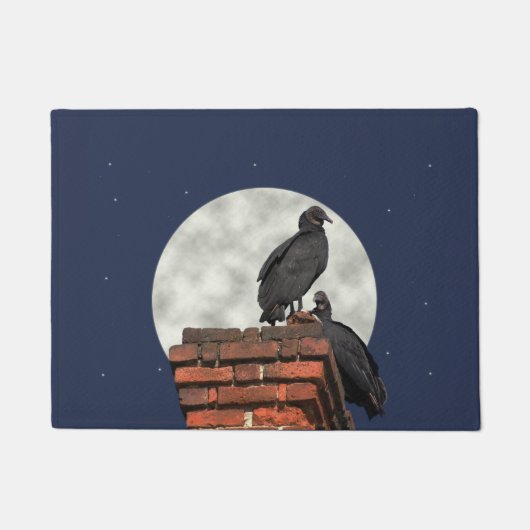 Spooky Buzzards Door Mat Rug Fußmatte (Vorderseite)