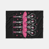 Spooky Byllerina Skeleton Dance Funny Halloween By Fleecedecke (Vorderseite (Horizontal))