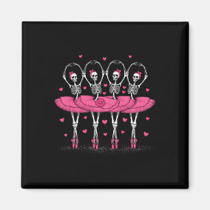 Spooky Byllerina Skeleton Dance Funny Halloween By Magnet