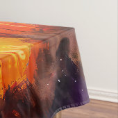 Spooky Cairn Terrier Dog Halloween Hexenkürbis Tischdecke (Beispiel)