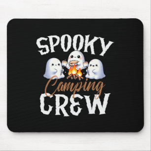 Spooky Camping Crew Halloween 2024 Campfire Happy Mousepad
