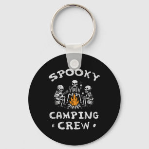 Spooky Camping Crew Halloween Camping Skeleton Cam Schlüsselanhänger
