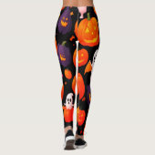 Spooky Candy Night Stretch Pants Leggings (Rückseite)