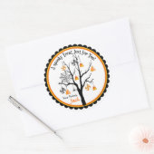 Spooky Candy Tree Halloween Favor Stickers (Umschlag)