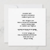 Spooky Carnival: Fright Fest Carnival Einladung (Rückseite)