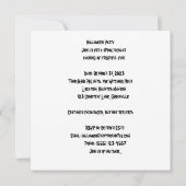 Spooky Carnival: Fright Fest Fairground Einladung (Rückseite)