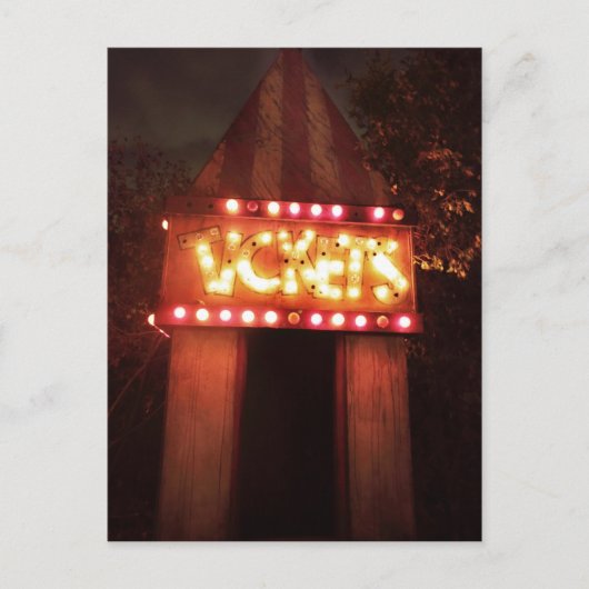 Spooky Carnival Postkarte (Vorderseite)