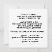 Spooky Carnival: Spuk Funfair Einladung (Rückseite)