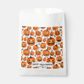 Spooky Carved Pumpkins & Herbstlaubs Halloween Geschenktütchen (Vorderseite)