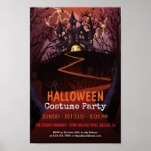 Spooky Castle Halloween Party | Poster (Vorne)