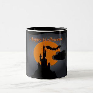 Spooky Castle Halloween Tasse