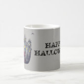 Spooky Castlen Halloween Custom Tasse (Mittel)