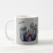 Spooky Castlen Halloween Custom Tasse (Links)