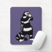 Spooky Cat Creature Skelett Handschädel Maske Mousepad (Mit Mouse)