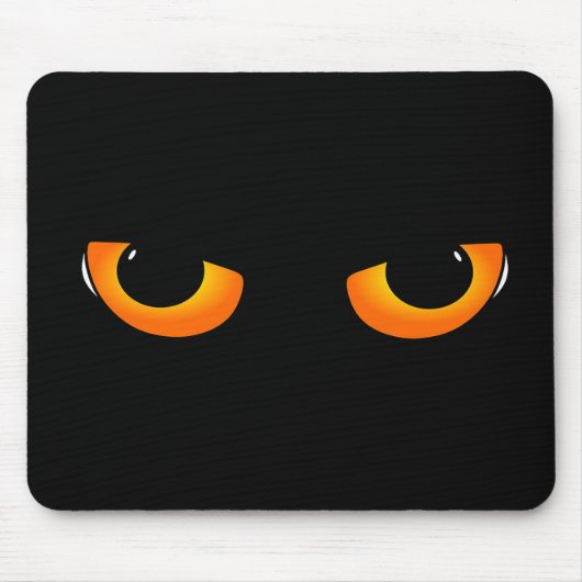 Spooky Cat Eyes Mousepad (Vorne)