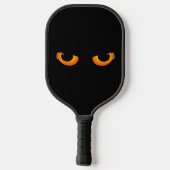 Spooky Cat Eyes Pickleball Schläger (Rückseite)