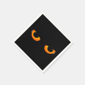 Spooky Cat Eyes Serviette (Ecke)