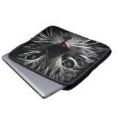Spooky Cat Feline Soul Spirit Animal Laptopschutzhülle (Vorne Knopf)