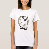Spooky Cat Ghost T-Shirt (Vorderseite)