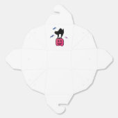 Spooky Cat Halloween Pumpkin Pop Art Geschenkschachtel (Ungeklappt)